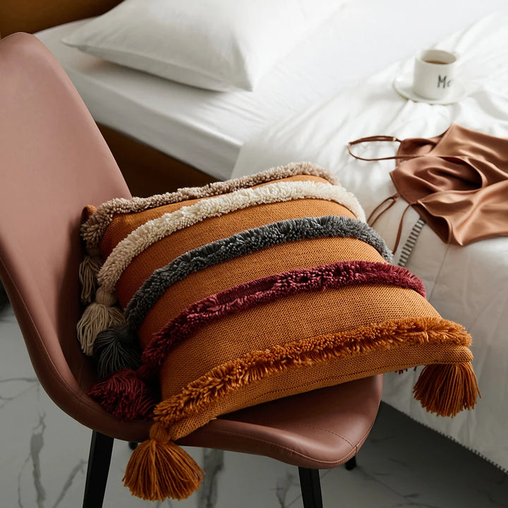 Veloura Fringe Accent Pillows