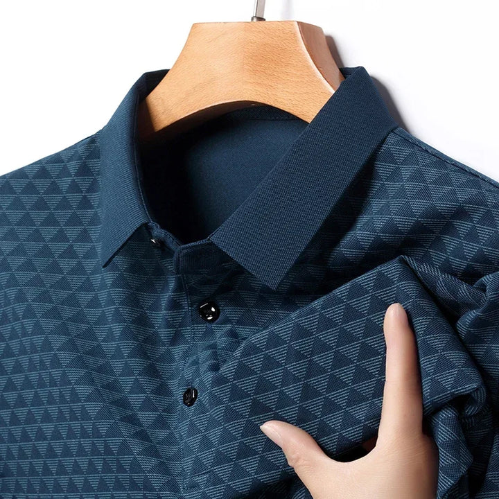 Santoni Ice Silk Polo Shirt