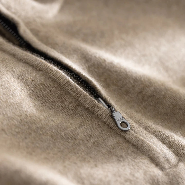 Milano Half Zip Cashmere Sweater