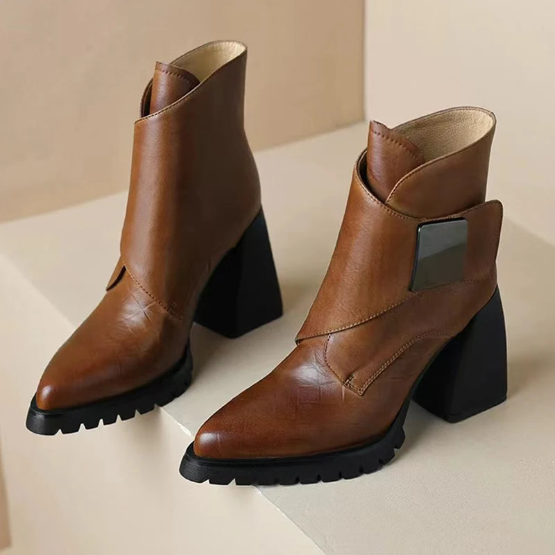 Mileena High Heels Ankle Boots