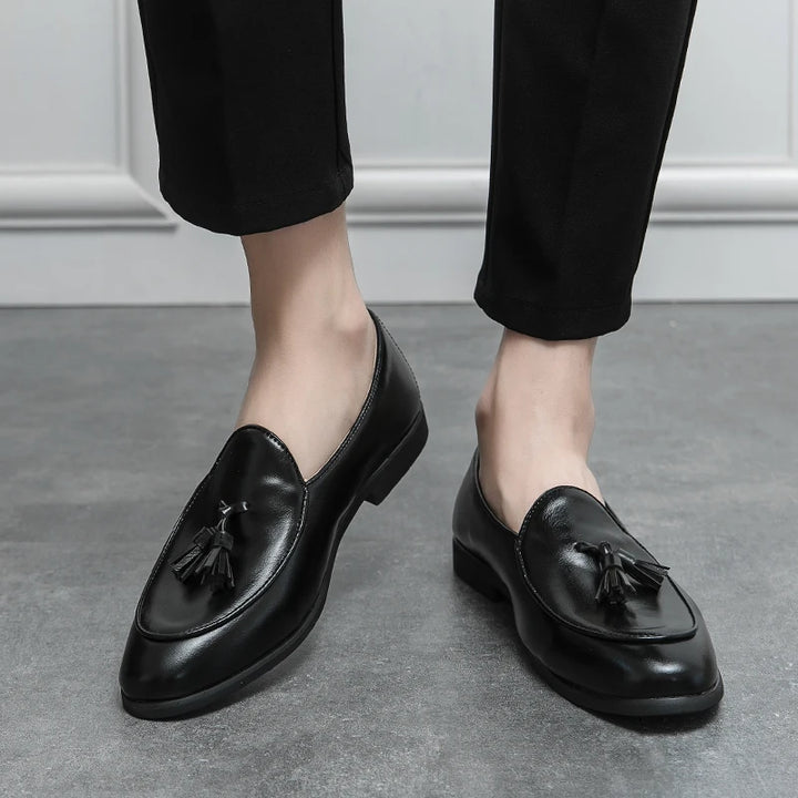 Belotti Alfan Leather Tassel Loafers