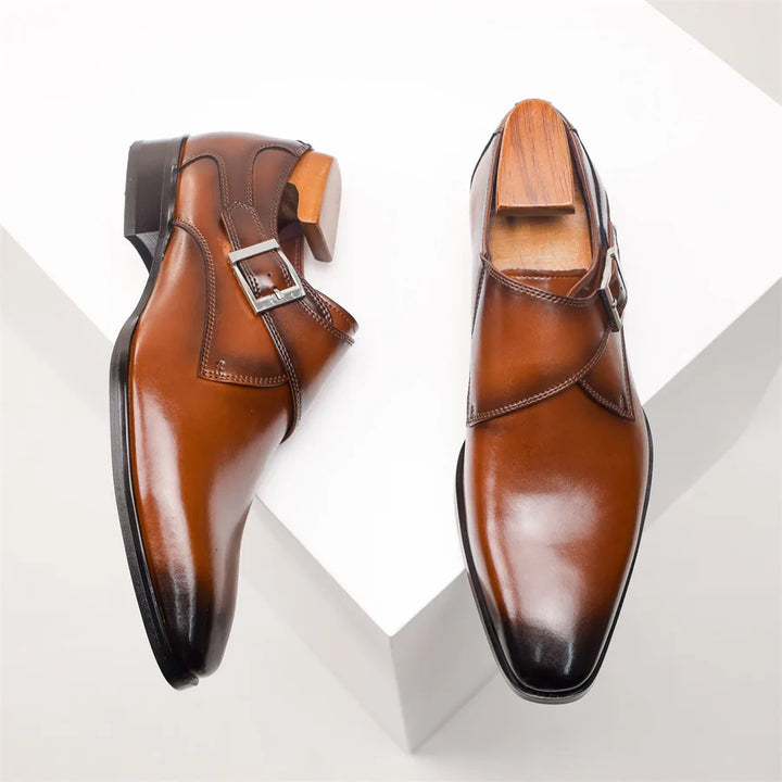 Christian Santoni Leather Dress Shoes