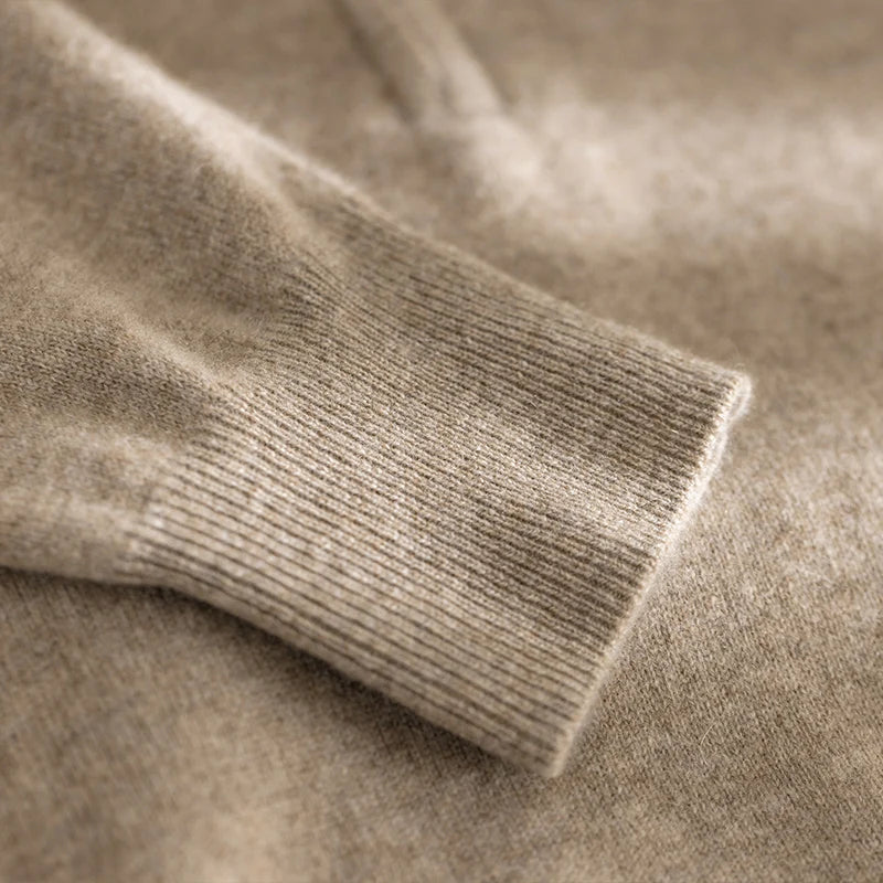 Milano Half Zip Cashmere Sweater