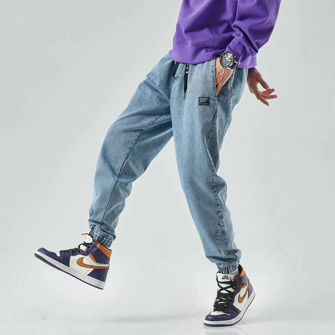 Brooklyn Cross Denim Joggers