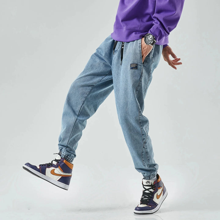 Brooklyn Cross Denim Joggers