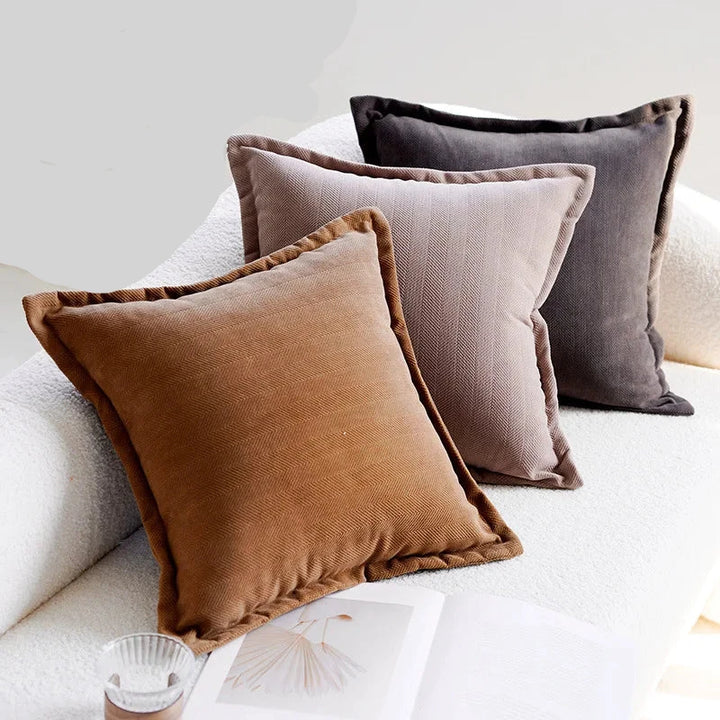 Earth Tone Throw Pillow Cover