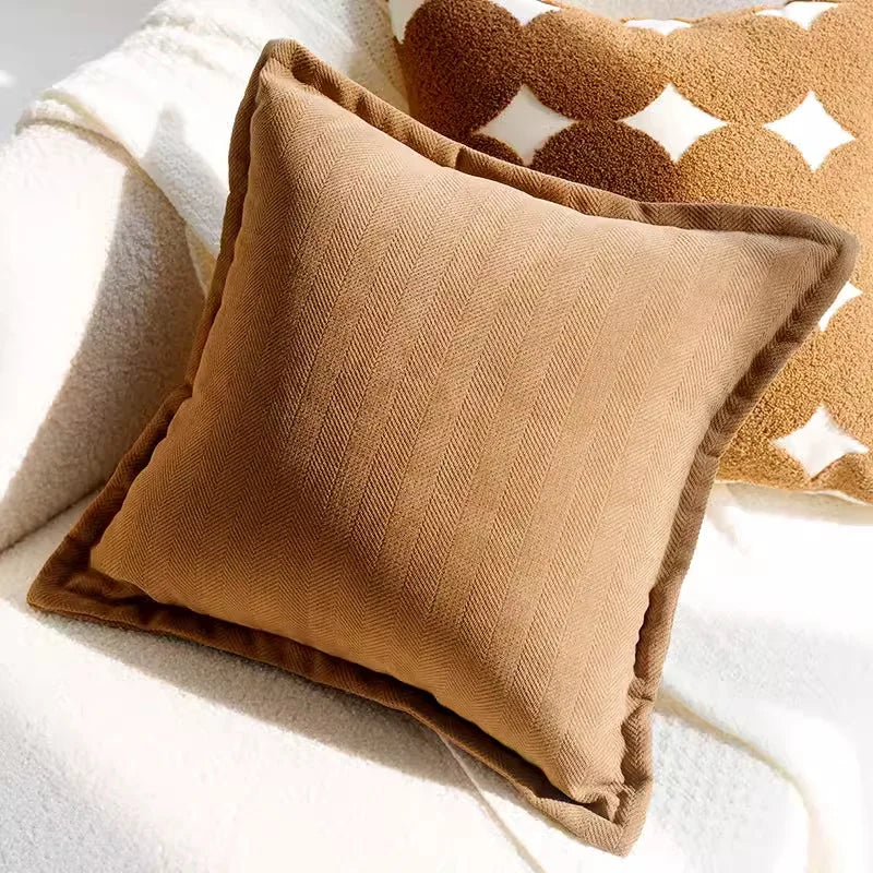 Earth Tone Throw Pillow Cover