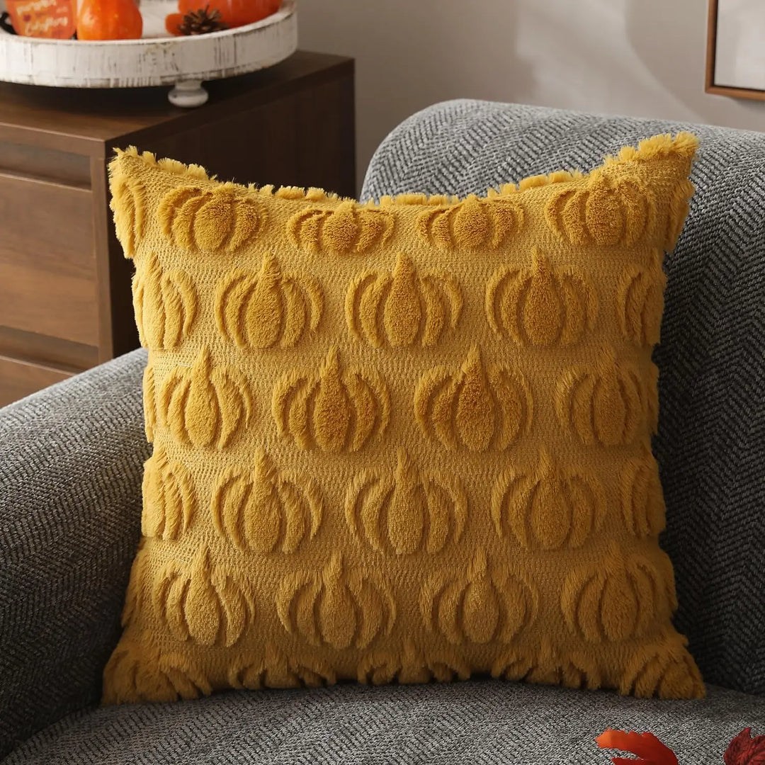 Cozy Pumpkin Pillow Covers