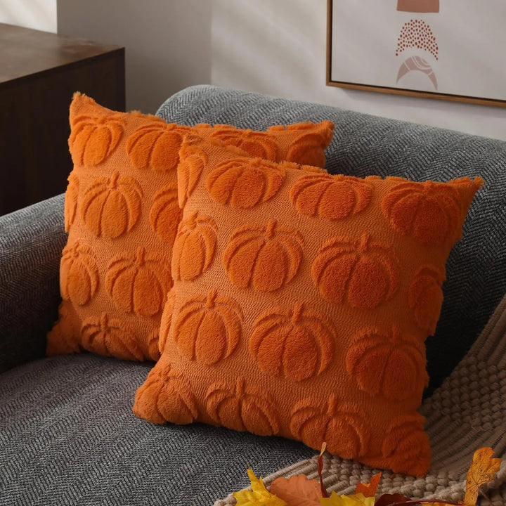 Cozy Pumpkin Pillow Covers