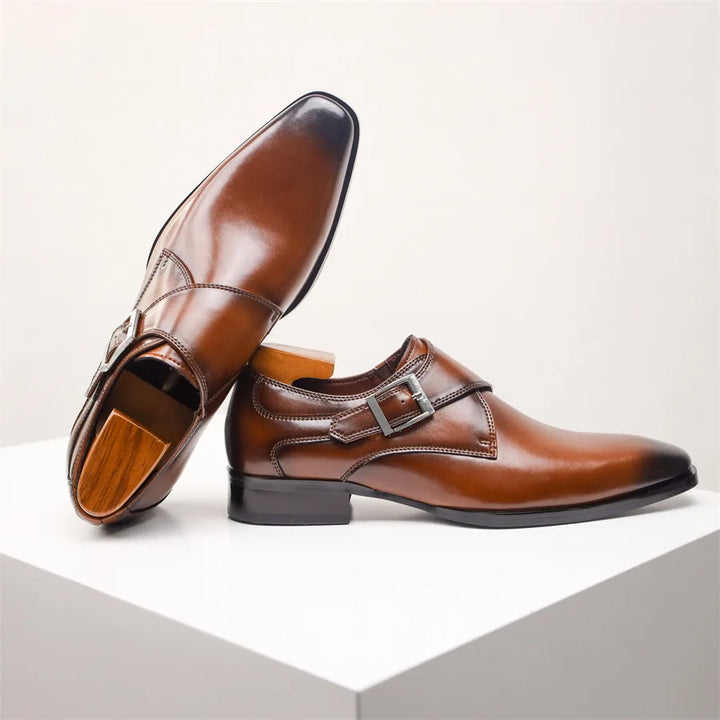 Christian Santoni Leather Dress Shoes